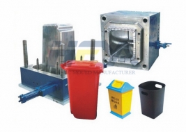 塑料工业垃圾桶模具